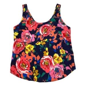 B Jewel floral tank blouse